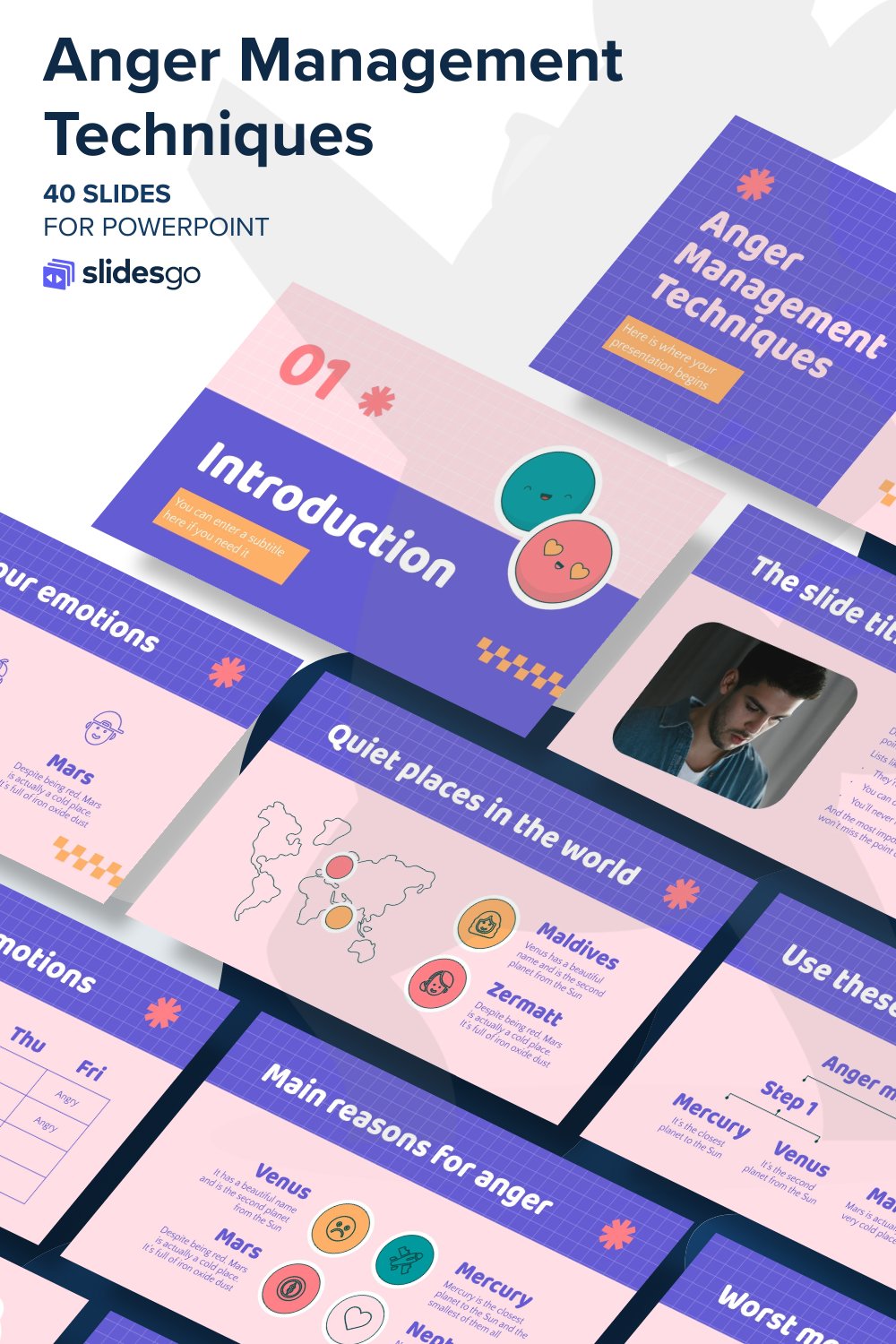 Anger Management Techniques | PowerPoint Template