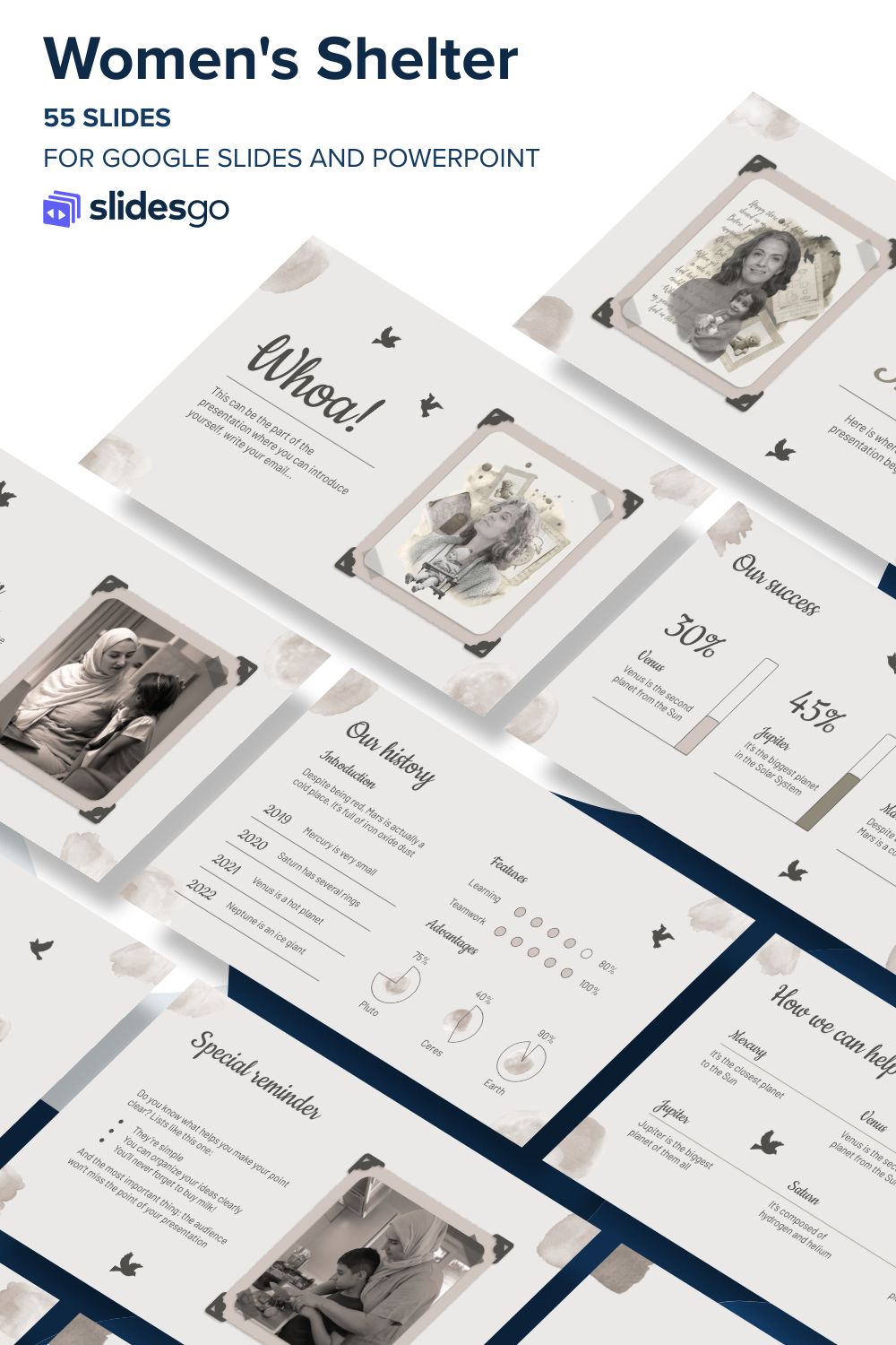 Women's Shelter | Google Slides & PowerPoint