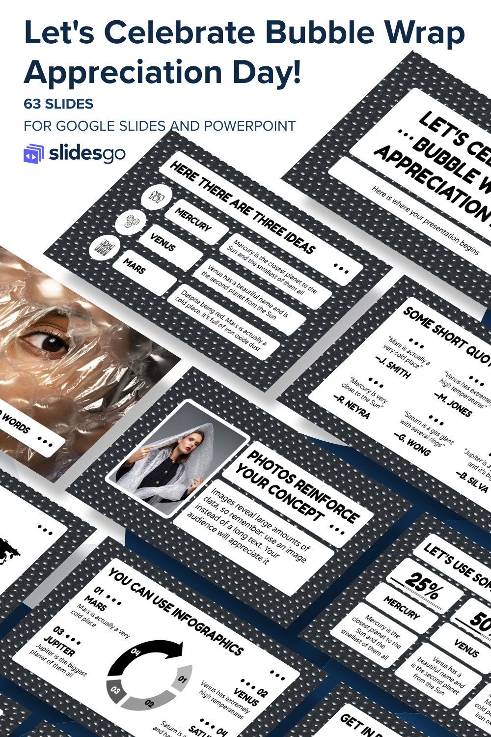 Let's Celebrate Bubble Wrap Appreciation Day | Google Slides