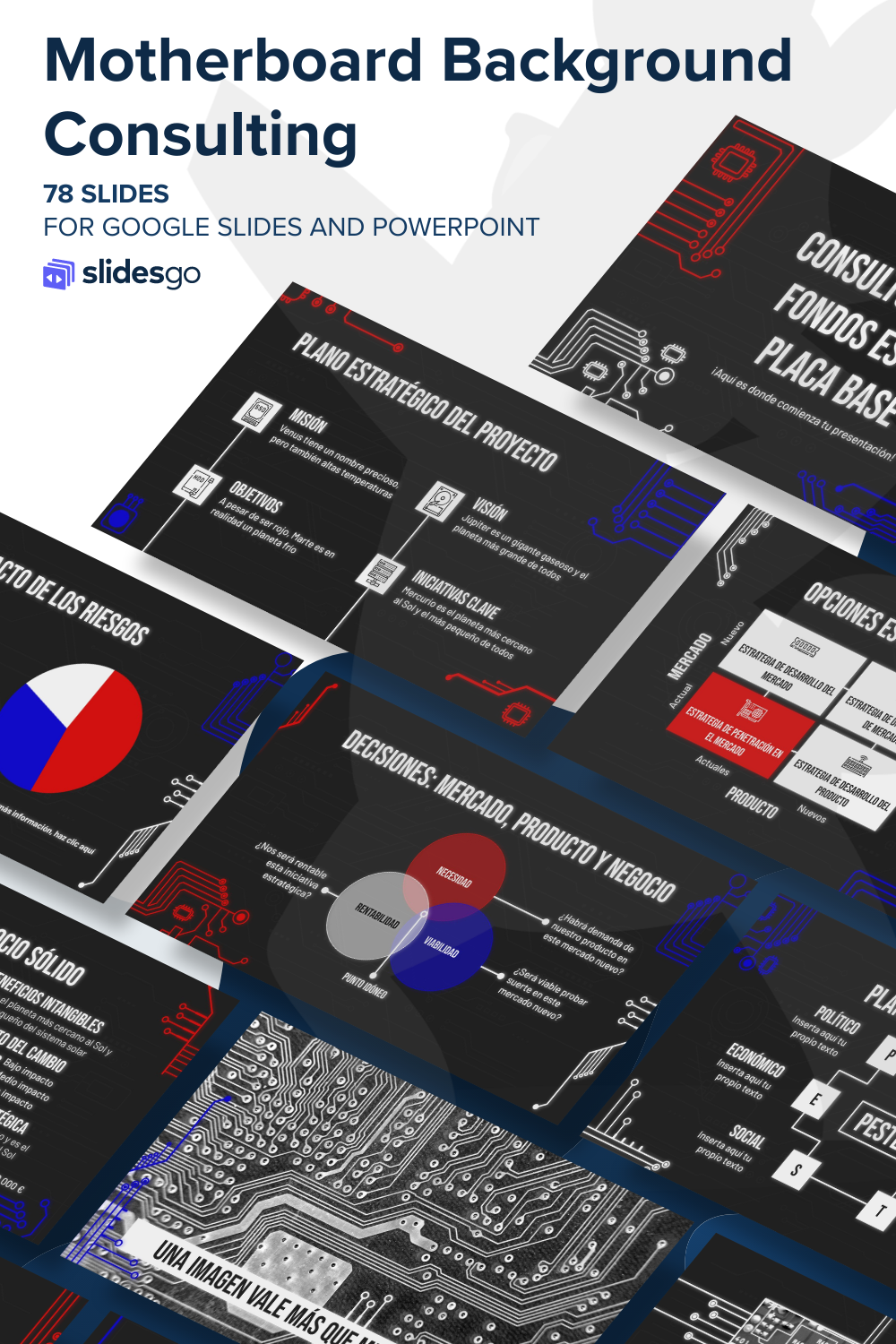 Motherboard Background Consulting | Google Slides & PPT