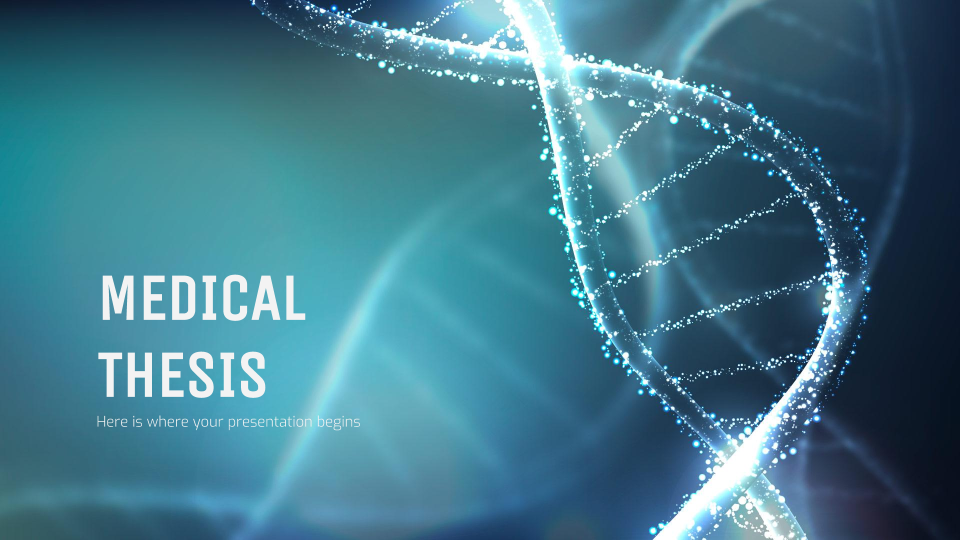 Plantilla de presentación Tesis de medicina