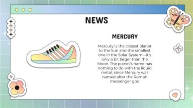 Footwear Fashion Trends Newsletter presentation template 