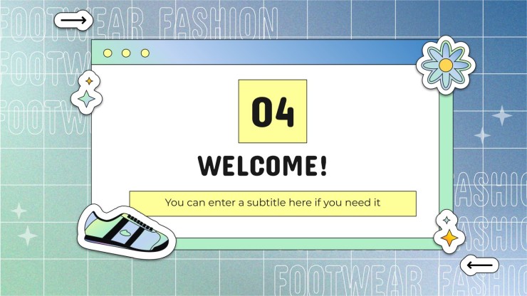 Footwear Fashion Trends Newsletter presentation template 