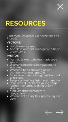 Publications d'Instagram sur le mouvement Black Lives Matter Modèles de présentation