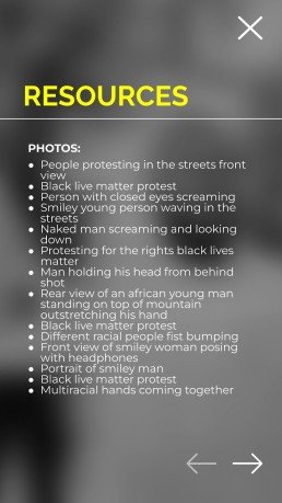 Publications d'Instagram sur le mouvement Black Lives Matter Modèles de présentation