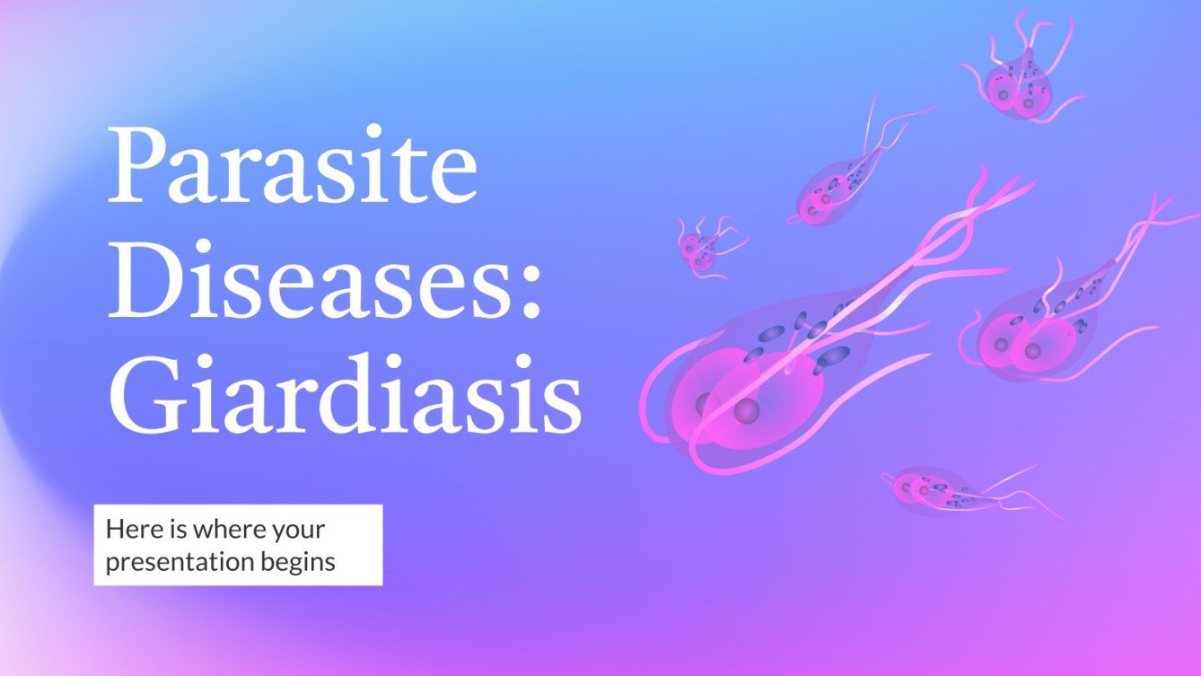 Parasite Diseases Giardiasis Google Slides & PPT