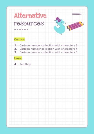 Modelo de apresentação Atividades imprimíveis dos números para pré-escolar