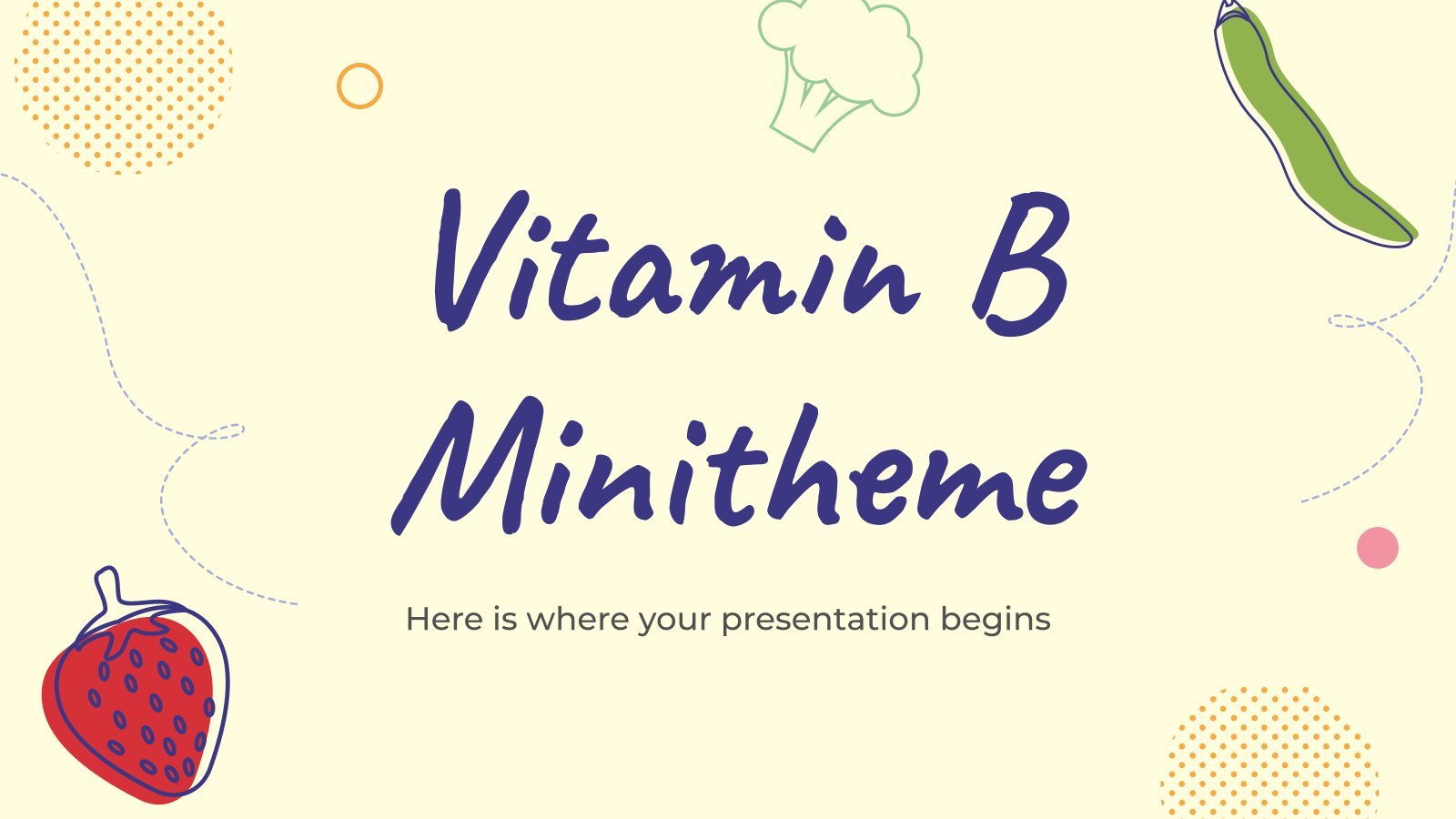 Google Slides and PowerPoint templates about Vitamins