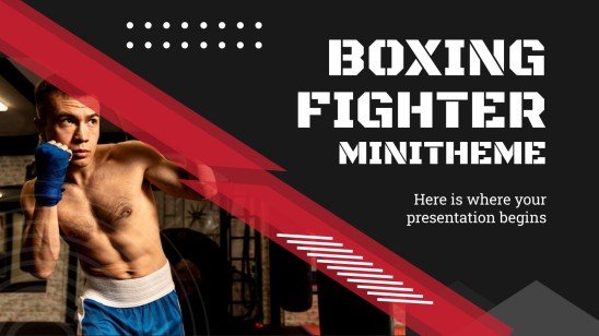 Project File On Boxing Free templates about Boxing for Google Slides & PowerPoint