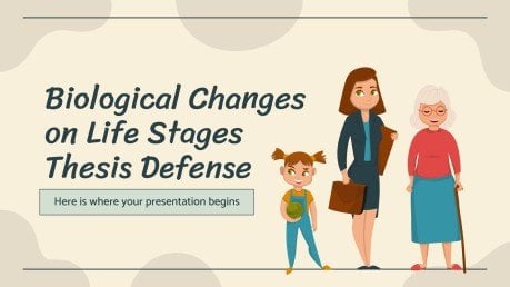 Soutenance de thèse sur les changements biologiques aux étapes de la vie Modèles de présentation