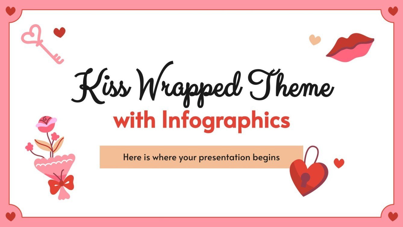 Kiss Wrapped Theme with Infographics | Google Slides & PPT