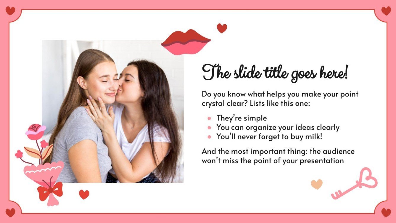 Kiss Wrapped Theme with Infographics | Google Slides & PPT