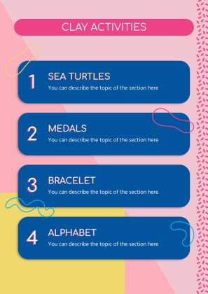 Kunst für Kindergarten: Bildhauerei Präsentationsvorlage