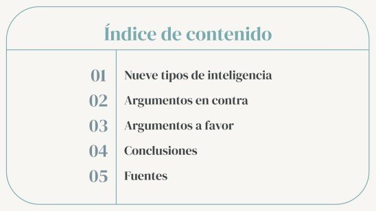 Plantilla de presentación Inteligencias múltiples