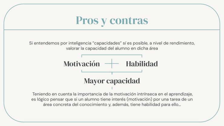 Plantilla de presentación Inteligencias múltiples