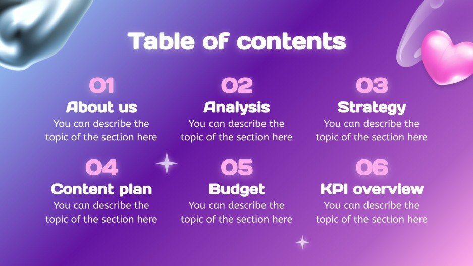 Kisses Wrapped Theme for Social Media | Google Slides & PPT