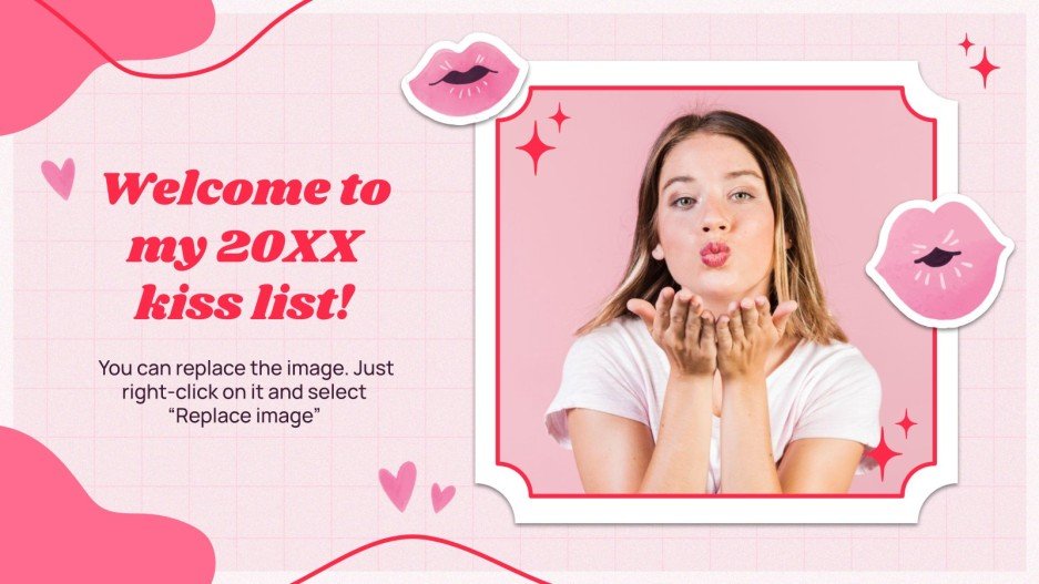 Kiss List | Google Slides theme & PowerPoint template