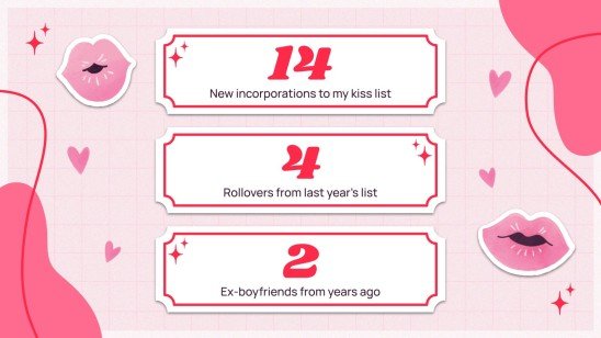 Kiss List | Google Slides theme & PowerPoint template
