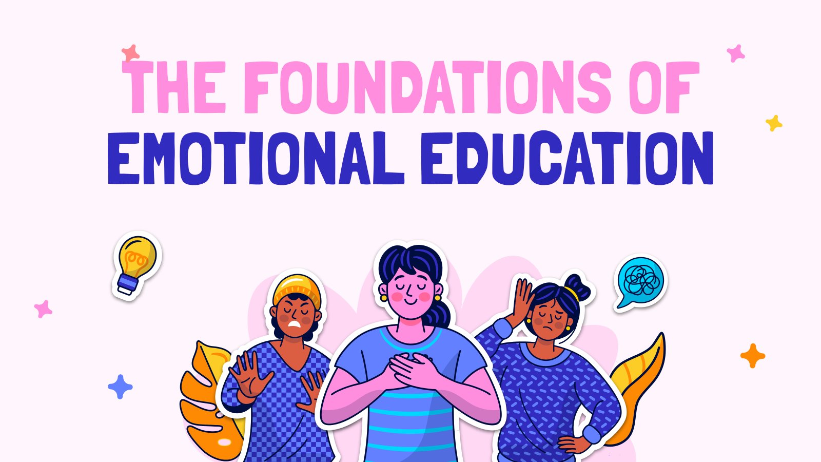 The Foundations of Emotional Education presentation template 