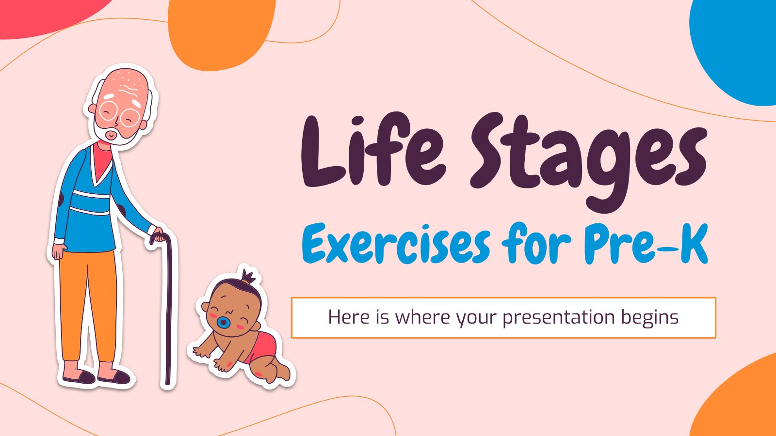 Exercices sur les étapes de la vie pour les maternelles Modèles de présentation