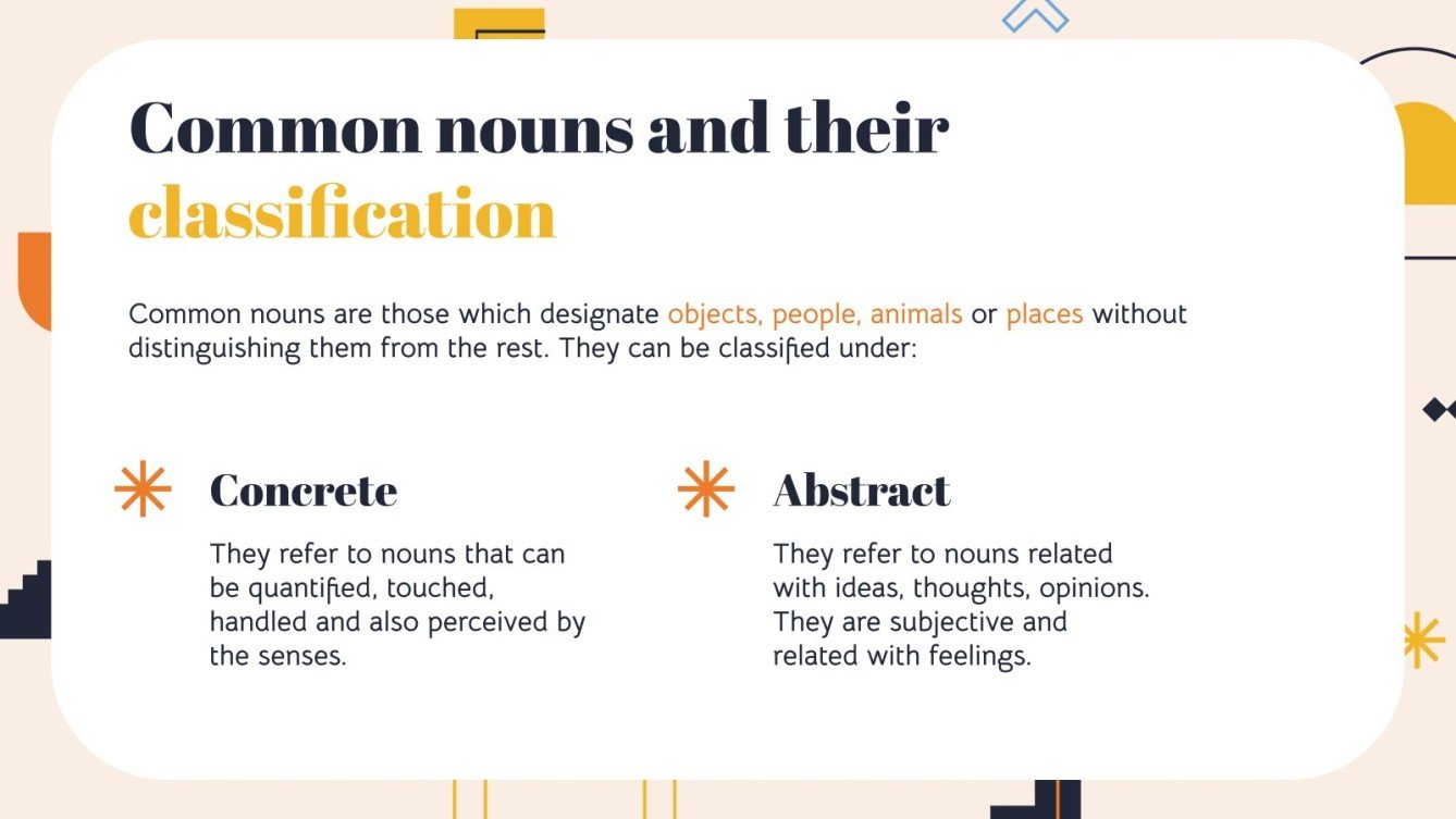 Word Classification Nouns, Adjectives and Verbs
