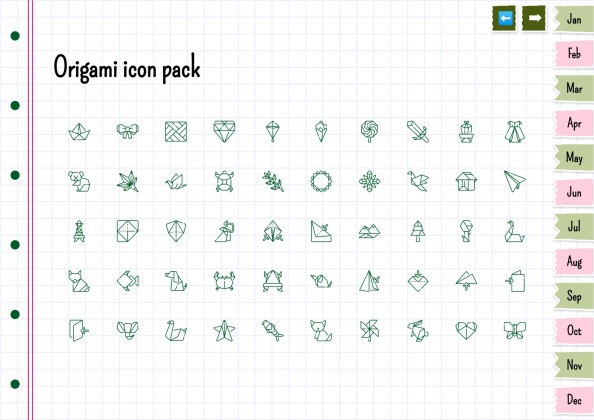Plantilla de presentación Agenda anual estilo libro de recortes