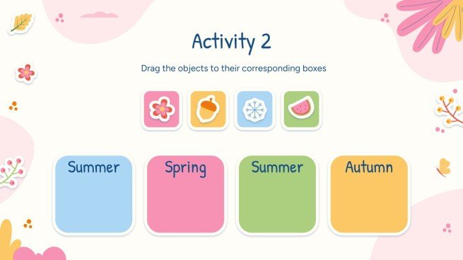 Science for Pre-K: The Four Seasons | Google Slides & PPT
