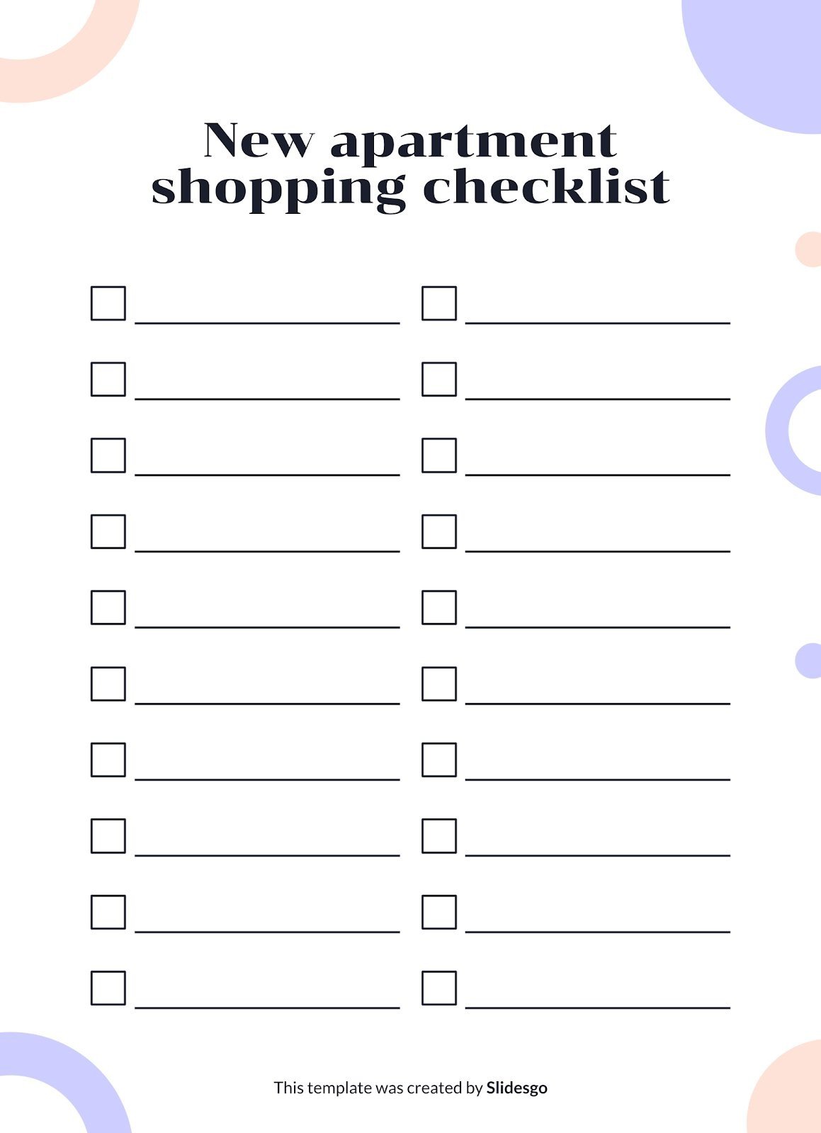 Home Wish List | Google Slides and PowerPoint template
