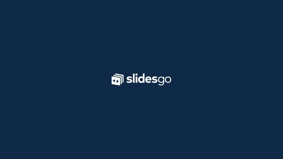 Modelo de apresentação Pitch deck com formas diagonais simples