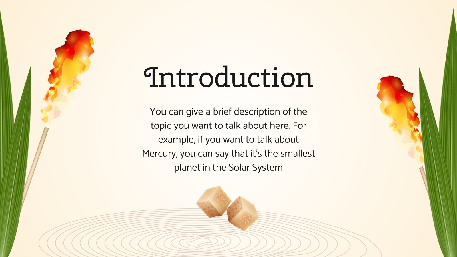 Cane Sugar Recipes Google Slides & PowerPoint