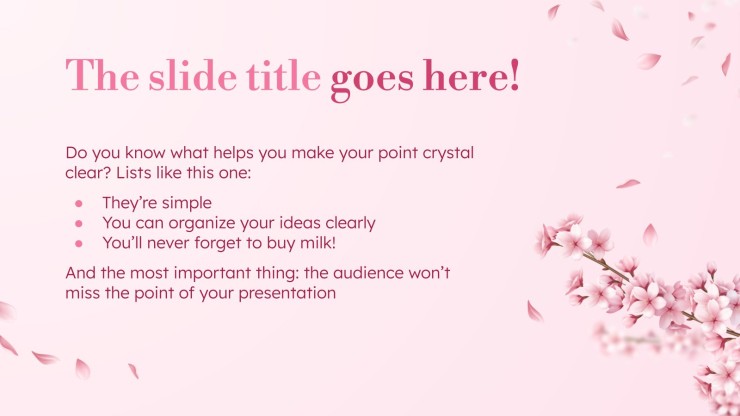 Enjoy Cherry Blossom Season! presentation template 