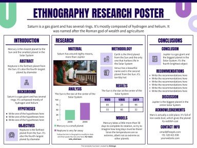 Ethnography Research Poster | Google Slides & PPT