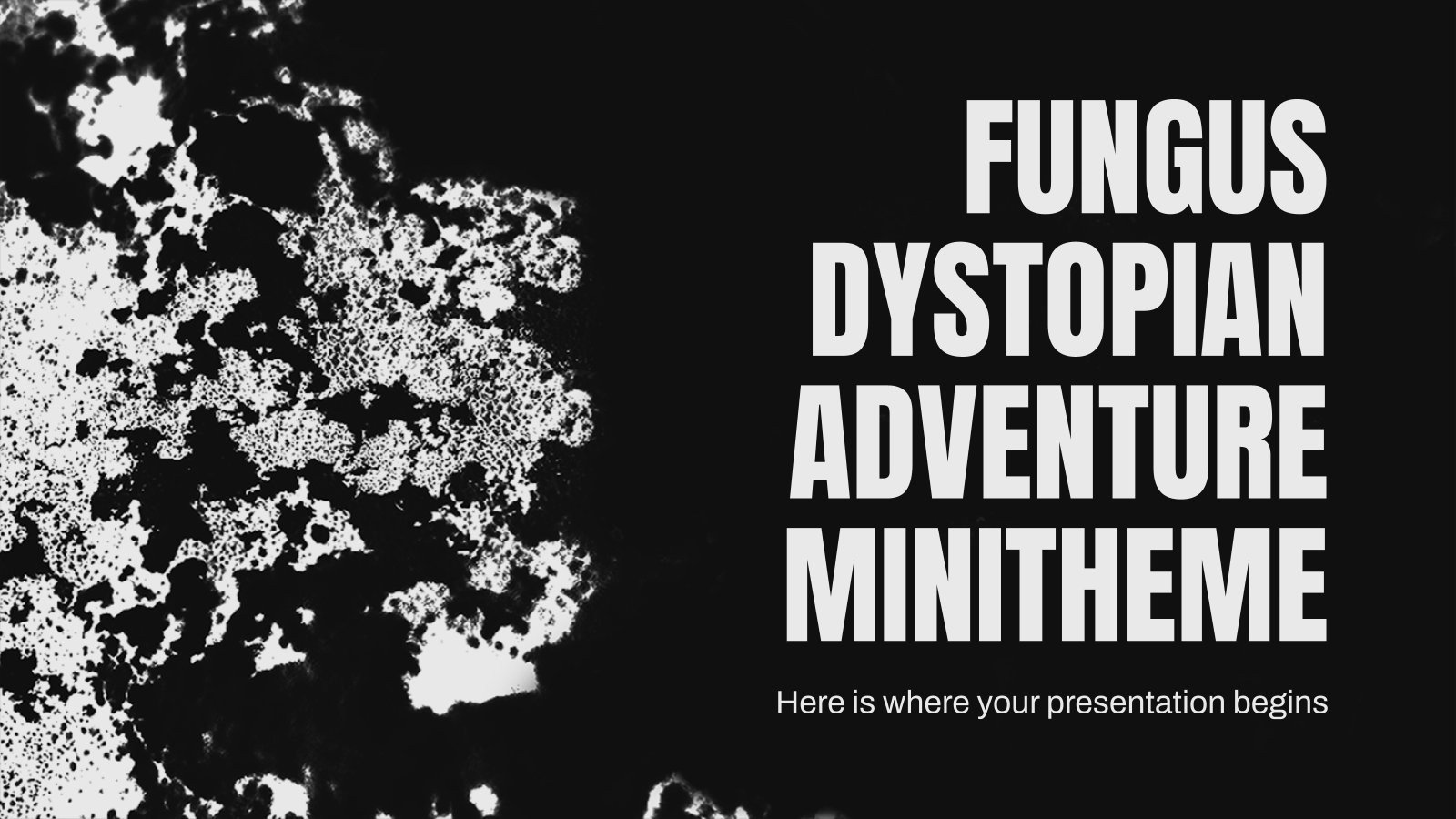 Fungus Dystopian Adventure Minitheme Google Slides & PPT