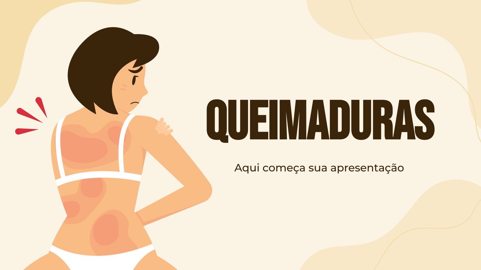 Verbrennungen Präsentationsvorlage