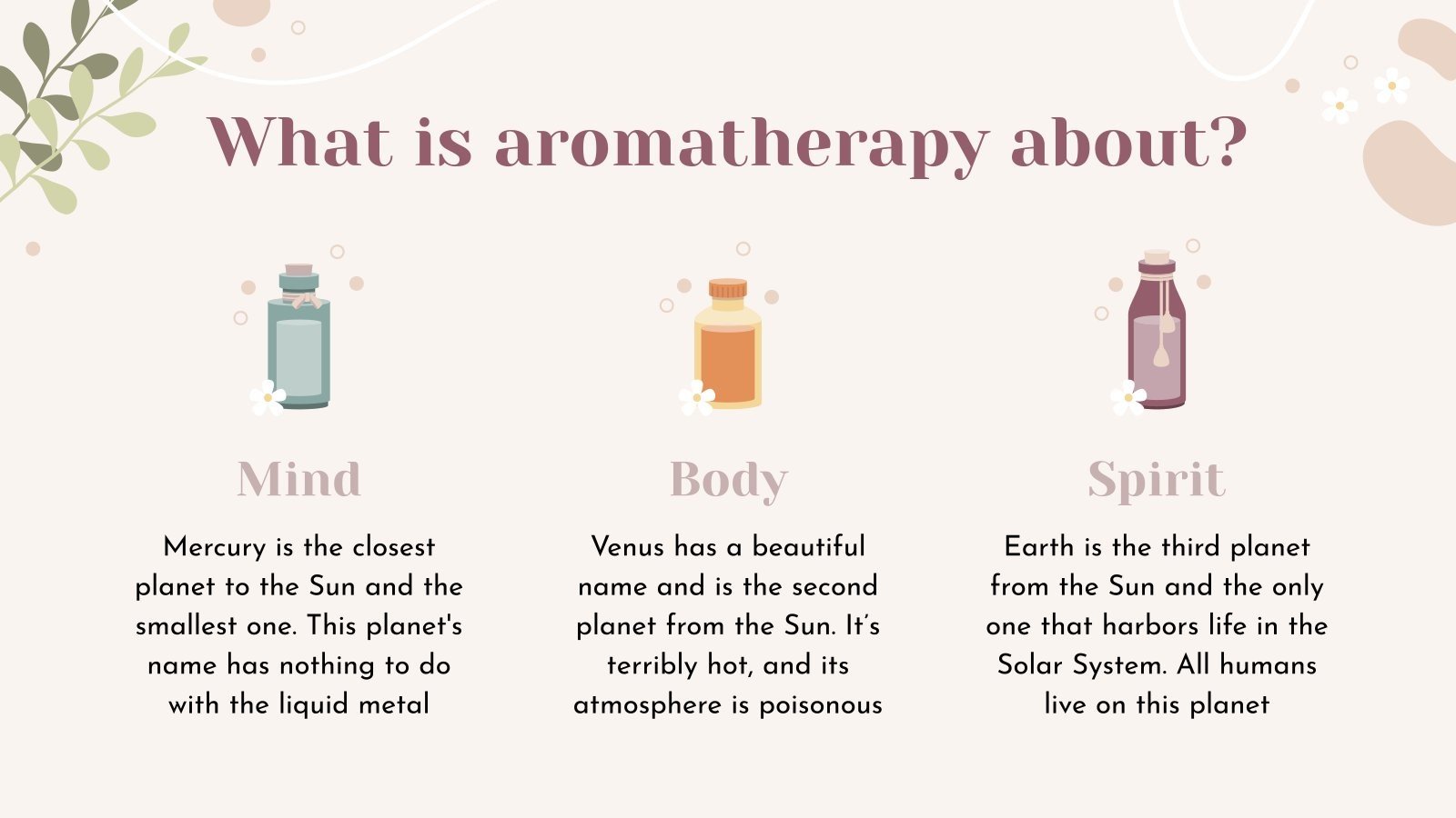 Aromatherapy Google Slides & PowerPoint