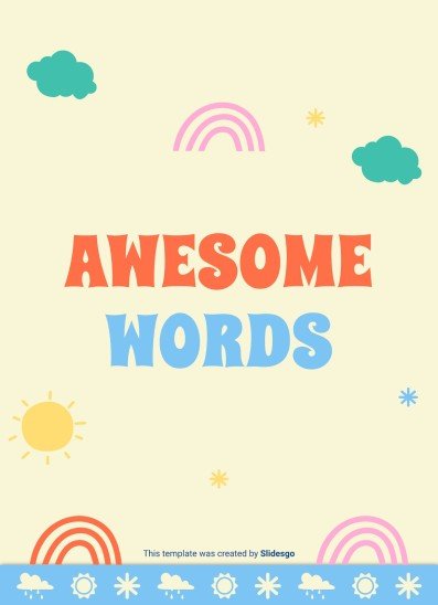 Daily Weather & Temperature Activities for Pre-K presentation template 