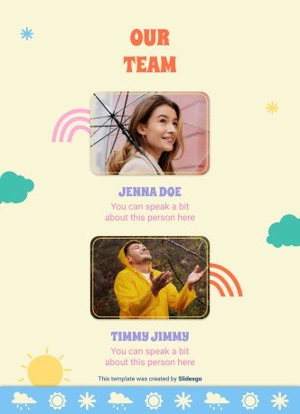 Daily Weather & Temperature Activities for Pre-K presentation template 