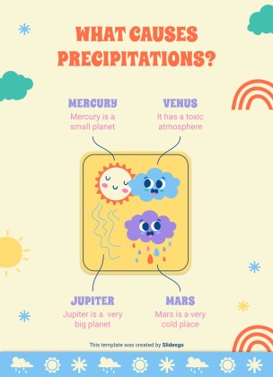 Daily Weather & Temperature Activities for Pre-K presentation template 