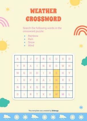 Daily Weather & Temperature Activities for Pre-K presentation template 