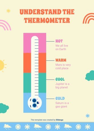 Daily Weather & Temperature Activities for Pre-K presentation template 