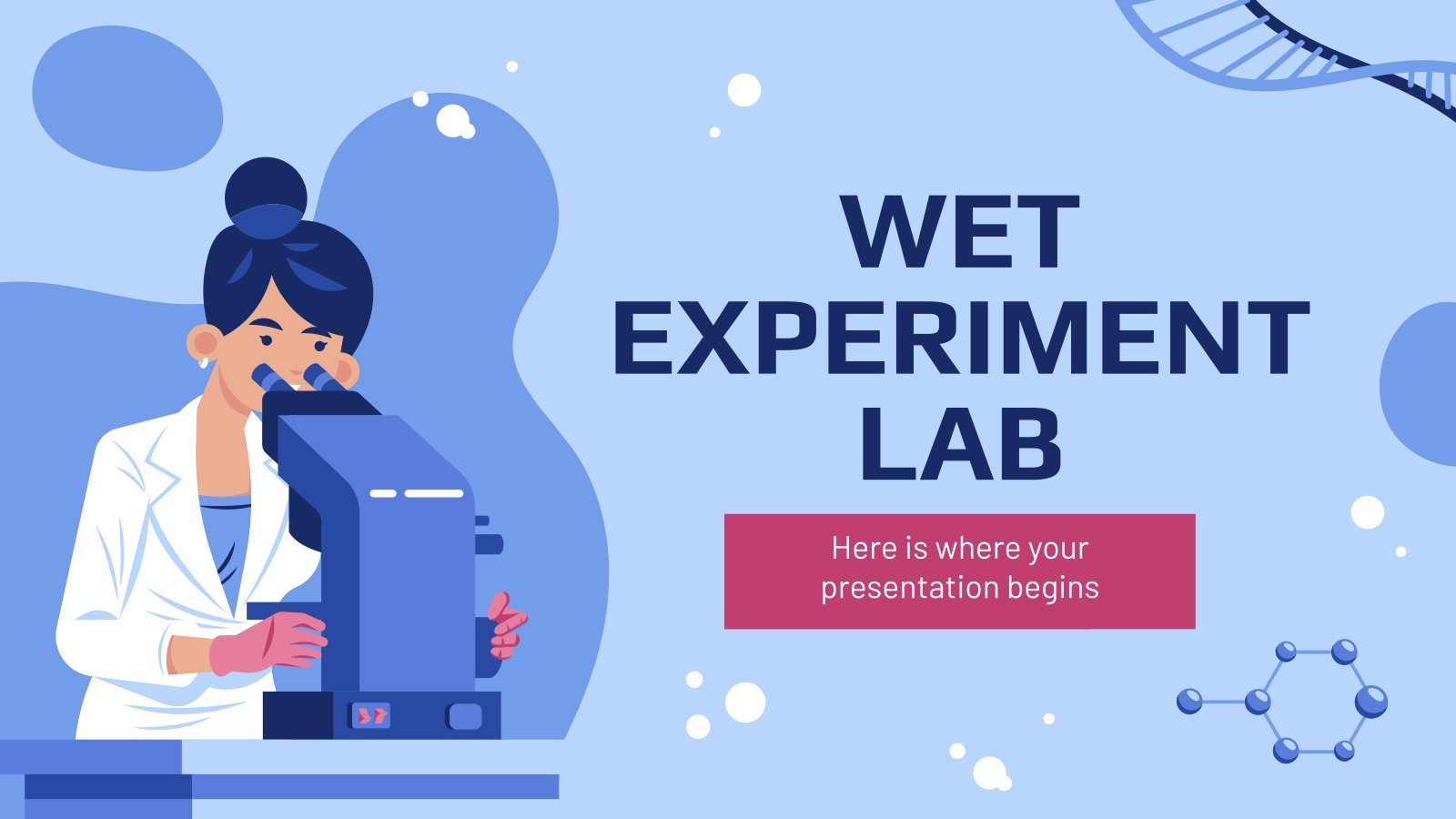 Free Laboratory-themed Google Slides and PPT templates