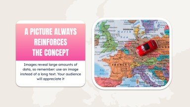 Geography Lesson for High School: West Europe presentation template 