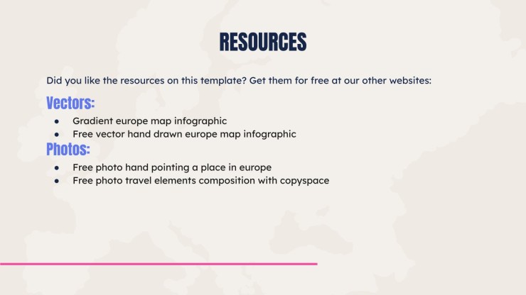 Geography Lesson for High School: West Europe presentation template 