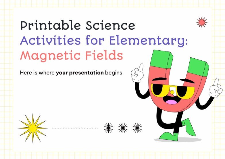 Printable Science Activities for Elementary Fields