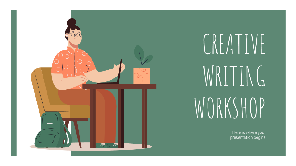 Creative Writing Workshop presentation template 