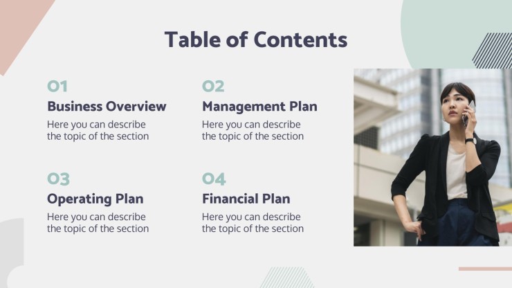 Business Project Management presentation template 