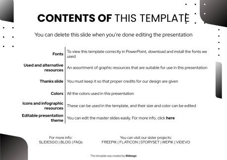 피칭 제품 브로셔 프레젠테이션 템플릿