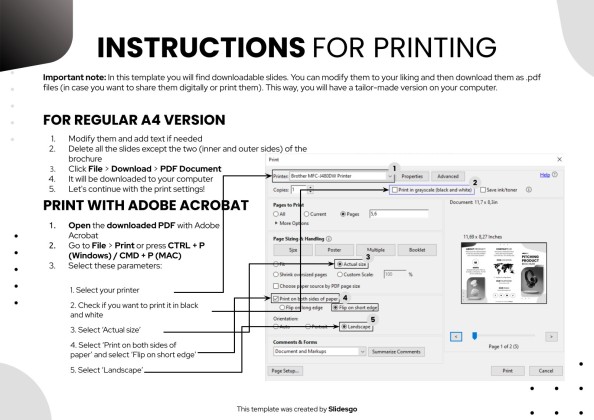 피칭 제품 브로셔 프레젠테이션 템플릿