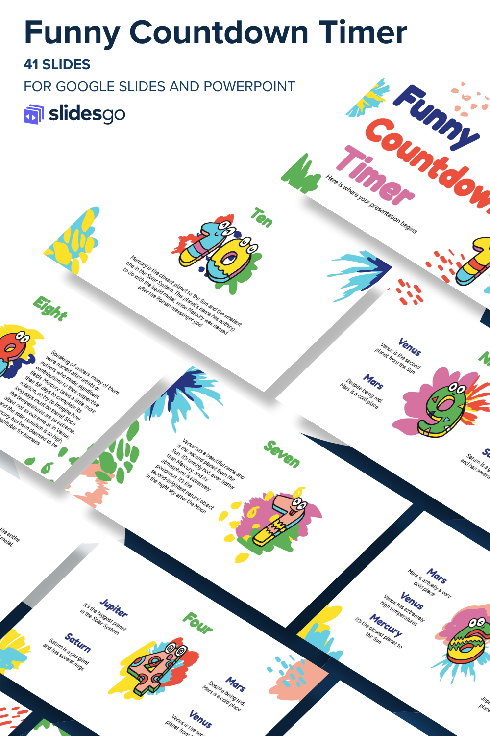 Funny Countdown Timer Google Slides & PowerPoint