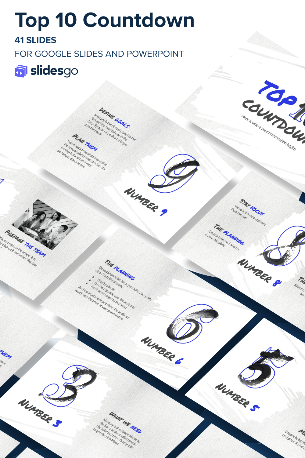 Top 10 Countdown | Google Slides & PowerPoint template
